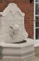 Preview: Dauphin Fountain mit Nymphenkopf - Farbe Portland