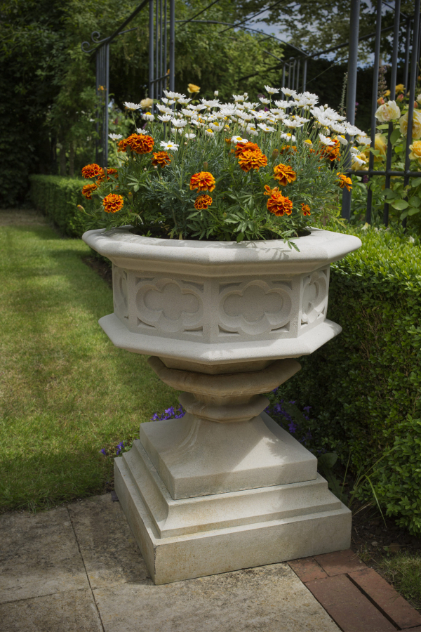 Gothic Urn & Base - Portland