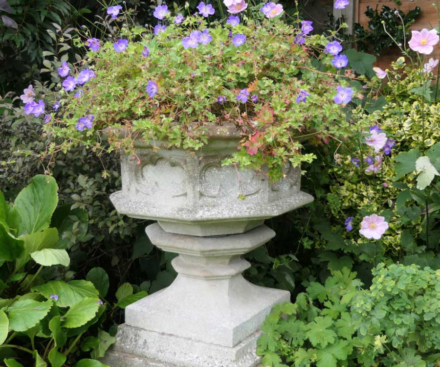Gothic Urn & Base - Portland