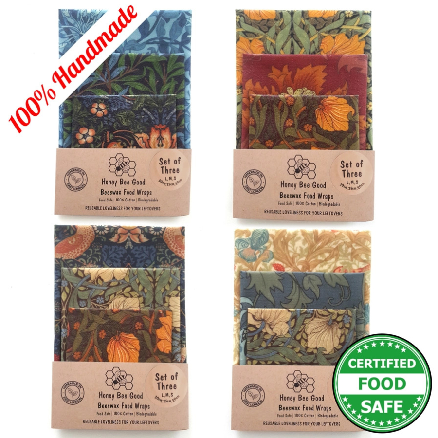 Beeswax Wraps Set William Morris