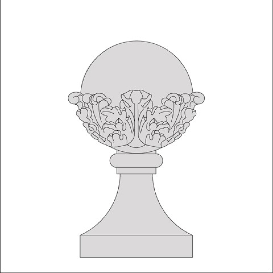 Acanthus Ball Finial