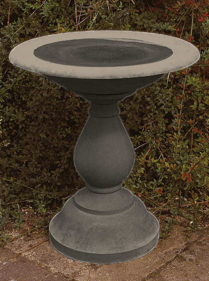 Arcadian Bird Bath - Farbe Slate