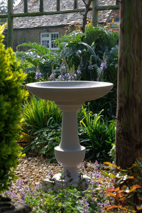 Baluster Bird Bath - Farbe Slate