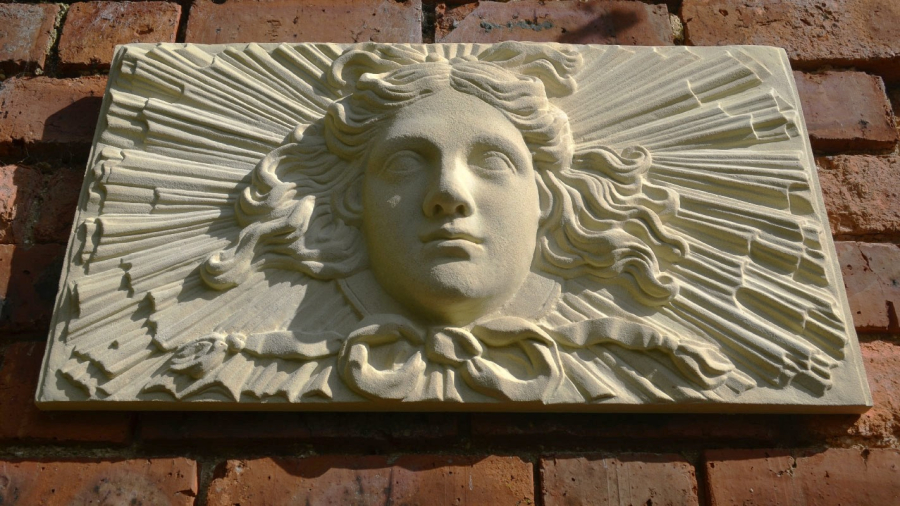 Apollo Sunburst Plaque - Farbe Bath