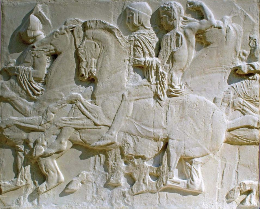 Parthenon Frieze II - Farbe Portland