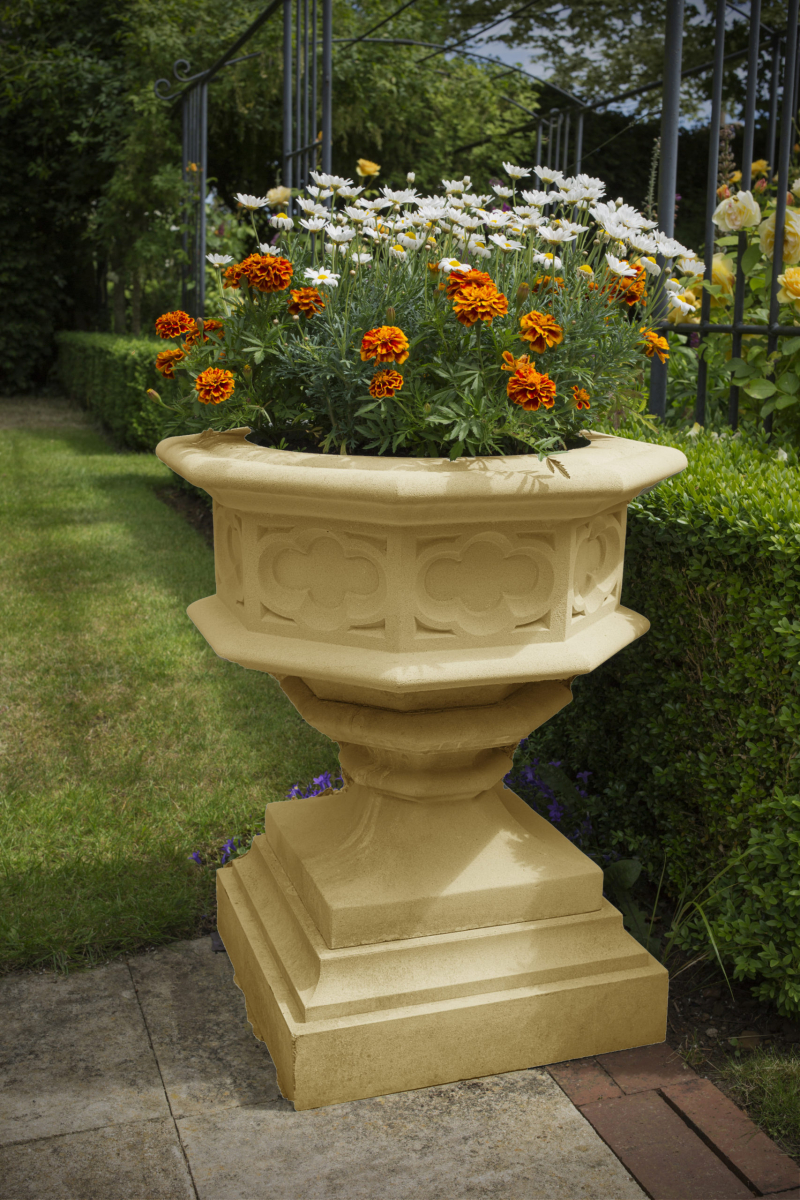Gothic Urn & Base - Bath