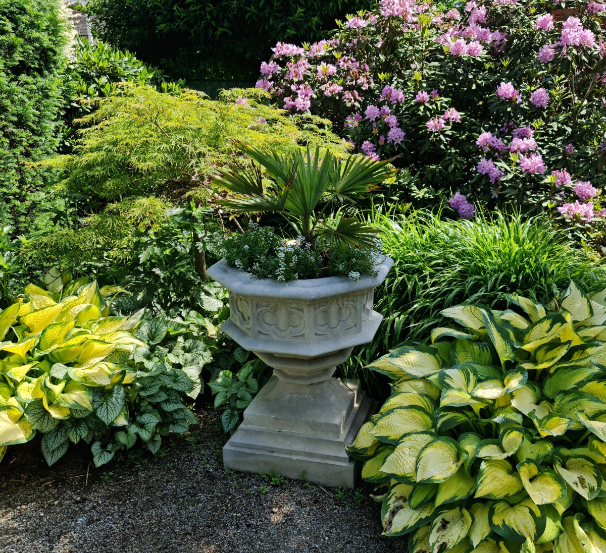 Gothic Urn & Base - Portland