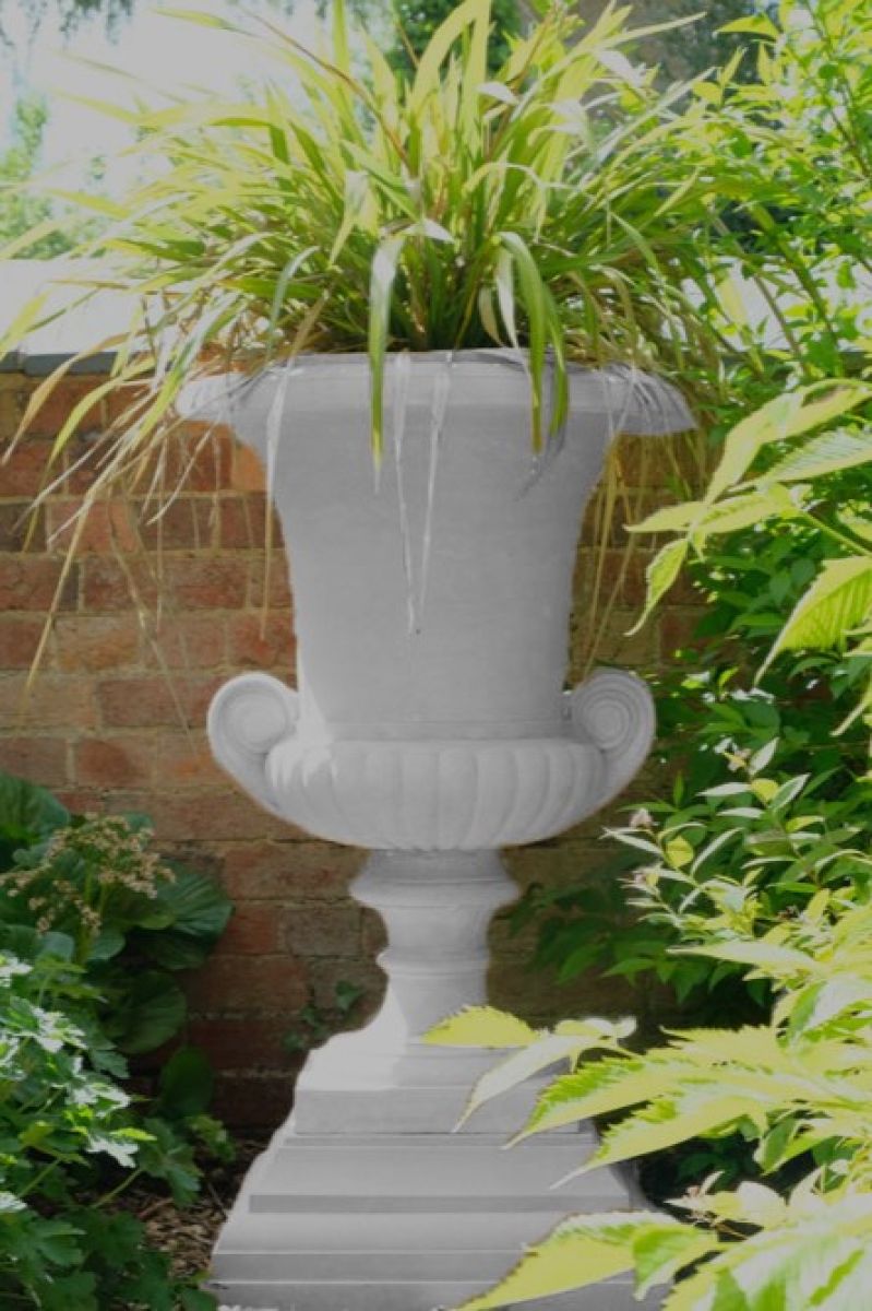 Haddo House Urn L - Farbe Portland