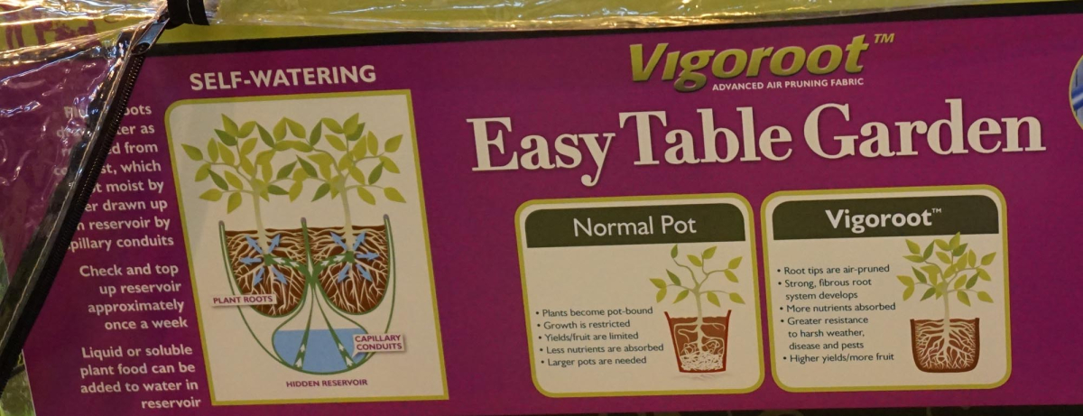 Vigoroot Easy Table Garden
