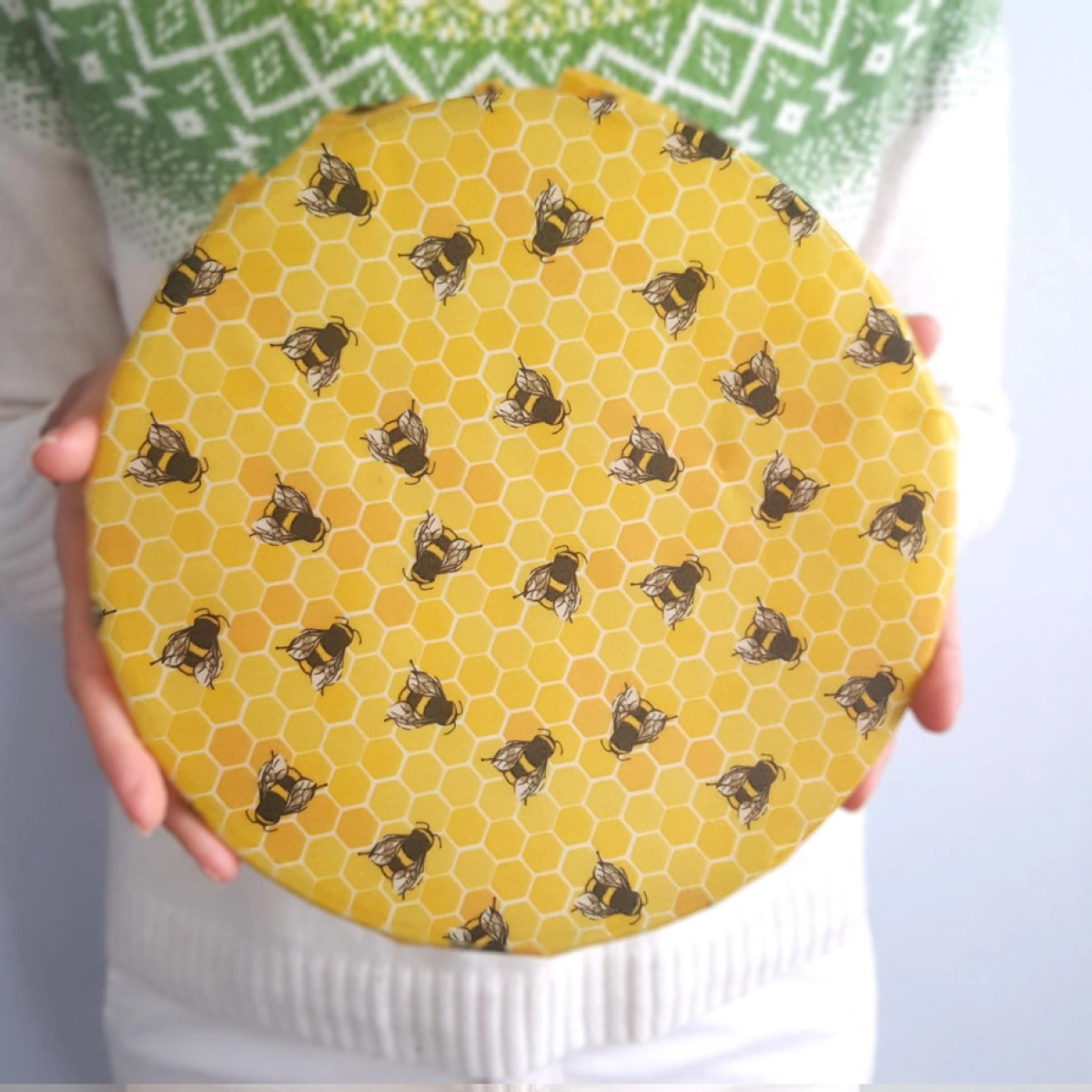 Sandwich Beeswax Wraps Set Lemony Bees