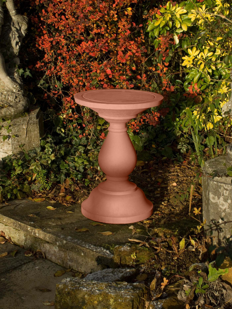 Arcadian Bird Table - Farbe Terracotta